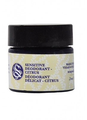 Deodorant bio Citrus pentru piele sensibila cu argila si carbune activ (travel size)