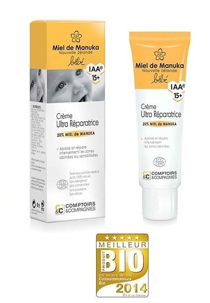 Crema Antiinflamatoare Bio Cu Miere De Manuka Pentru Bebelusi