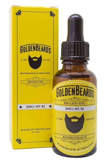 Organic Beard Oil Big Sur with Patchouli and Lime