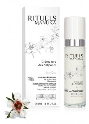 Crema de zi bio Rituels Manuka cu miere de manuka IAA18+