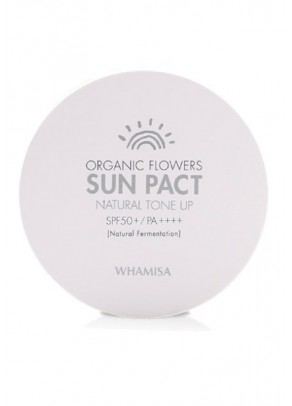 Organic Flowers Sun Pact SPF 50+ Natural Tone Foundation Primer
