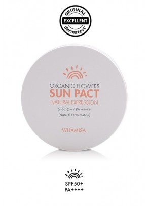 Organic Flowers Sun Pact SPF 50+ Natural Expression Foundation Primer