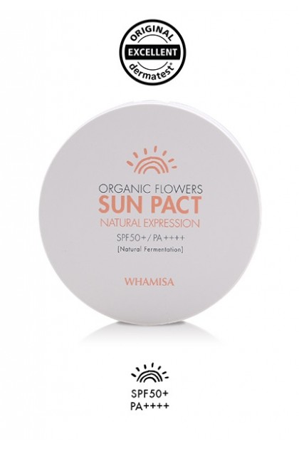 Organic Flowers Sun Pact SPF 50+ Natural Expression Foundation Primer