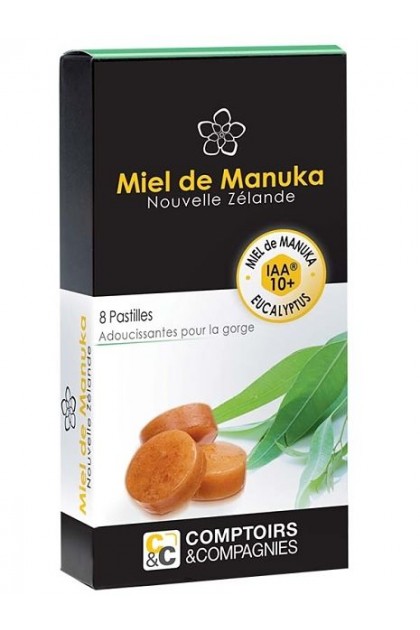 Manuka honey IAA10+ and eucalyptus lozenges