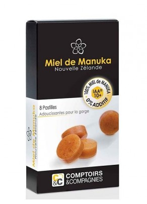 Pastile pentru gat cu 100% miere de manuka