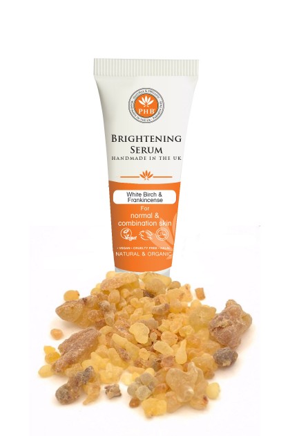 Organic Brightening Gel Serum with neroli oil, eyebright and frankincense extracts (travel size)