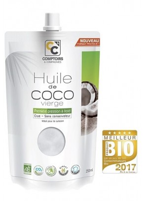 Ulei de cocos bio premiat (virgin, Fair Trade)