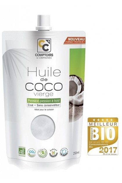 Ulei de cocos bio premiat (virgin, Fair Trade)