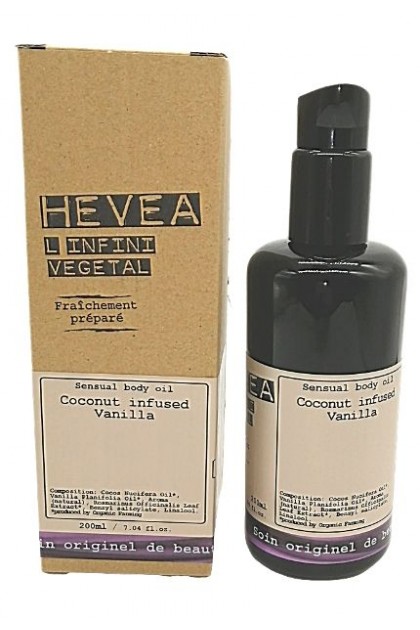 Sensual body oil Coconut infused Vanilla